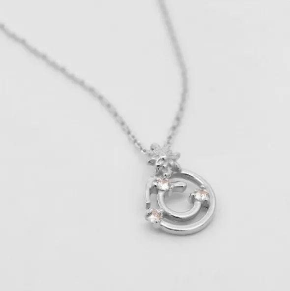 Colgante Zurrunbilo Plata y Circonitas