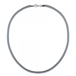 Cordón Caucho Gris 4mm