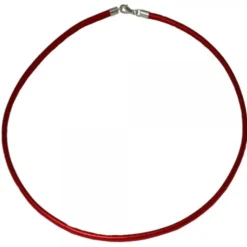 Cordón Cuero Rojo