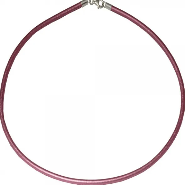 Cordón Cuero Rosa