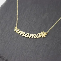 Gargantilla Amama de Oro Amarillo