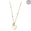 Gargantilla Corazón Mini Plata Dorada Personalizable
