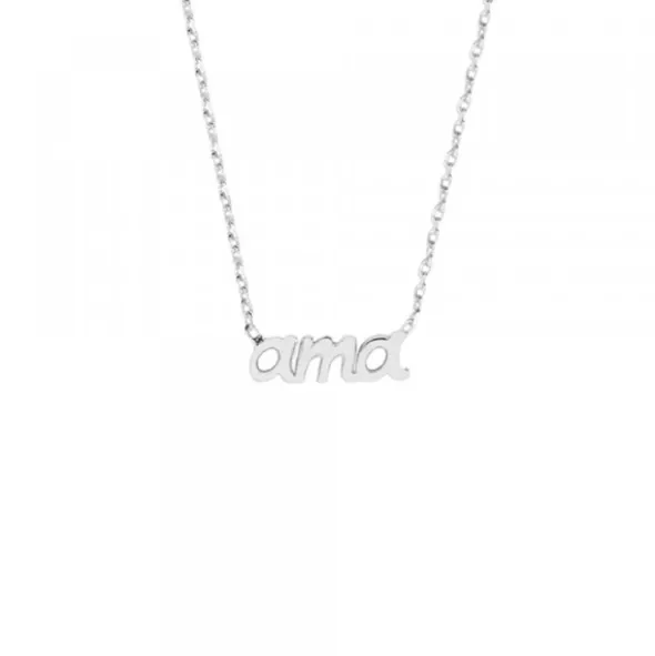 Gargantilla Mini Ama Plata | Exclusivo Online