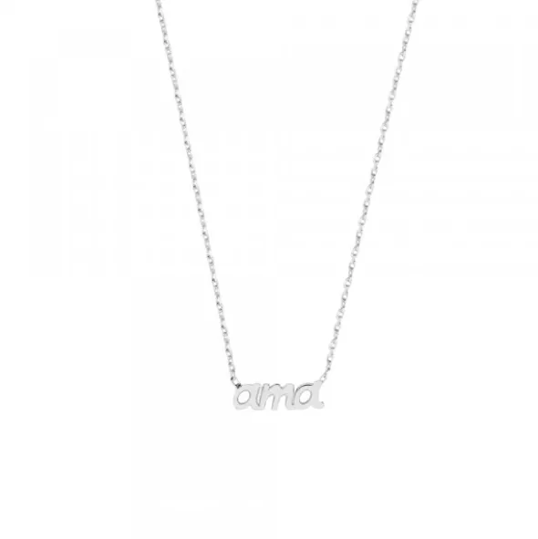 Gargantilla Mini Ama Plata | Exclusivo Online