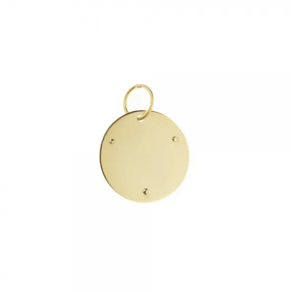 Medalla Eguzkilore Oro Bicolor 15mm