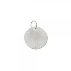 Medalla Eguzkilore Oro Blanco 15mm