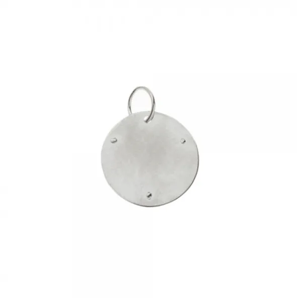 Medalla Eguzkilore Oro Blanco 15mm
