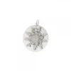 Medalla Eguzkilore Oro Blanco 18mm