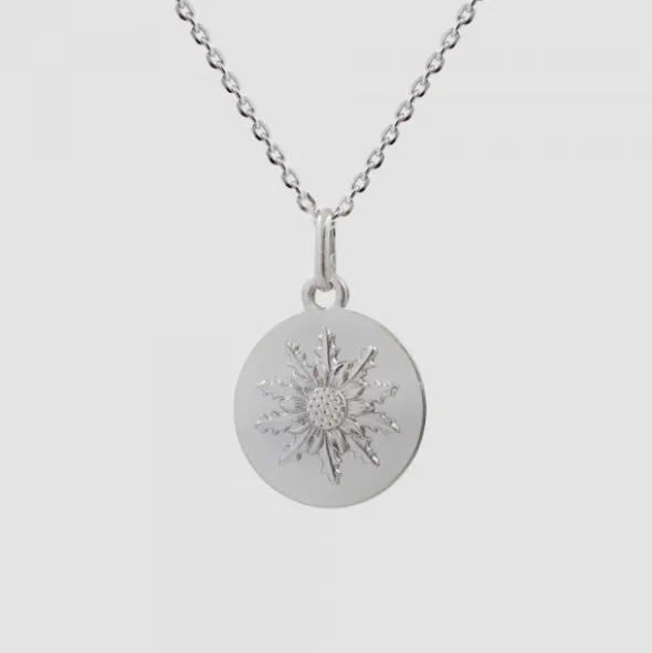 Medalla Eguzkilore Plata 16mm Personalizable