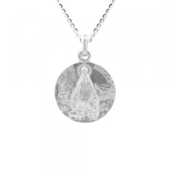 Medalla Virgen Aranzazu Plata 17mm