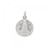 Medalla Virgen Begoña Plata Mate 17mm