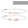 Pack Madre e Hija Pulsera Infinito Eguzkilore Rosa