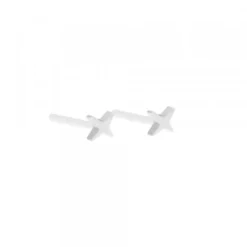 Pack Piercings Estrella 4 Puntas Plata 4 Uds