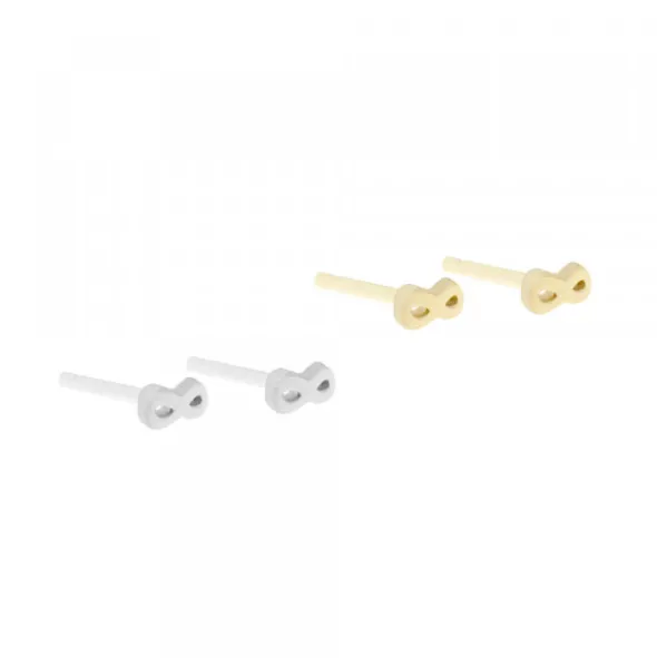 Pack Piercings Infinito Plata 4 Uds