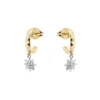 Pendientes Aiora de Plata Dorada