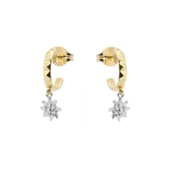 Pendientes Aiora de Plata Dorada