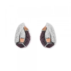 Pendientes Almendra Vitoria Plata y Lámina de Oro
