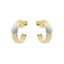 Pendientes Aro Aiora Plata Dorada 20mm