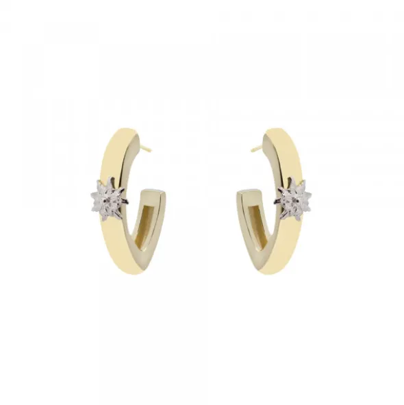 Pendientes Aro Olatu Plata Dorada