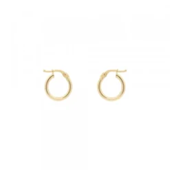 Pendientes Aro Oro Amarillo 18kt.