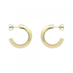 Pendientes Aro Plata Dorada 18mm
