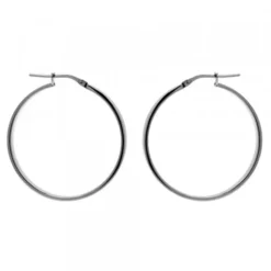 Pendientes Aro Rutenio 32mm