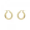 Pendientes Aro Textura Plata Dorada 20mm