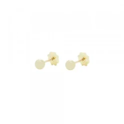Pendientes Bebé Bola Oro Amarillo 3mm