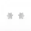 Pendientes Bebé Eguzkilore Oro Blanco y Diamante 5mm