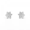 Pendientes Bebé Eguzkilore Oro Blanco y Diamante 6,5mm