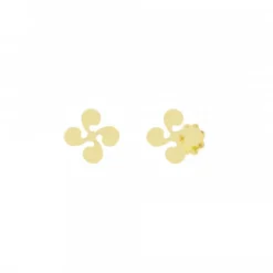 Pendientes Bebé Lauburu Oro 7mm