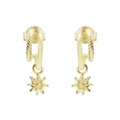 Pendientes Biarritz Plata Dorada