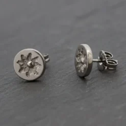 Pendientes Black de Rutenio