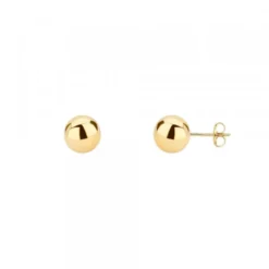 Pendientes Bola Oro 5mm