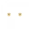 Pendientes Bola Oro 4mm