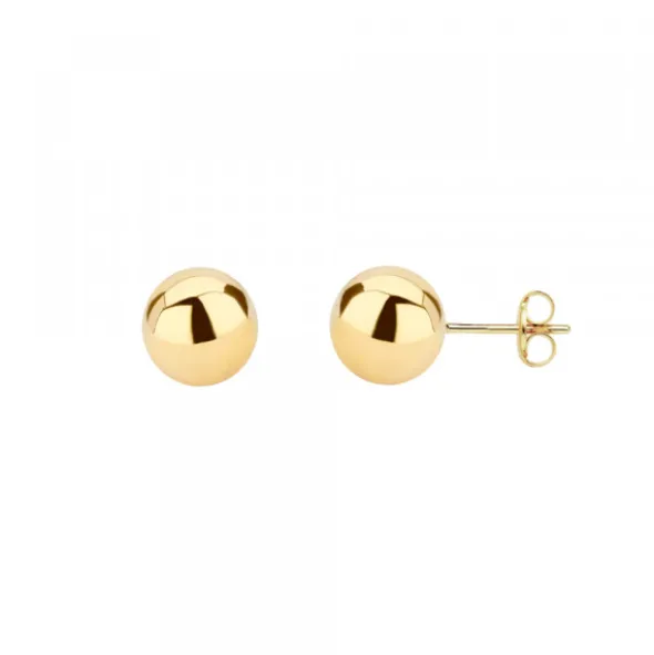 Pendientes Bola Oro 7mm