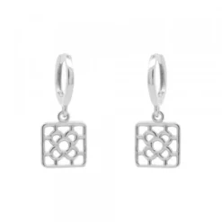 Pendientes Cripa Baldosa Bilbao Plata