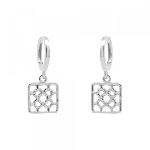 Pendientes Cripa Baldosa Bilbao Plata