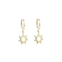 Pendientes Cripa Mountain Plata Dorada