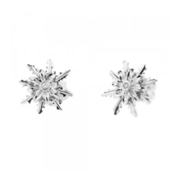 Pendientes Eguzkilore Oro Blanco y Brillantes 12mm