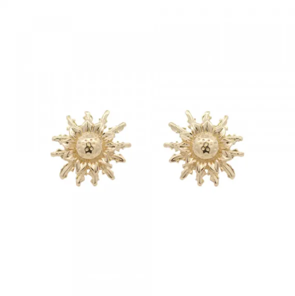 Pendientes Eguzkilore Oro 14mm