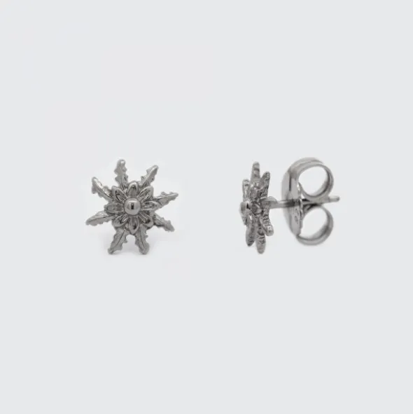 Pendientes Eguzkilore Plata Negra 11mm