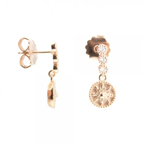Pendientes Largos Anuk Plata Dorada