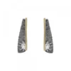 Pendientes Largos Flysch Plata y Lámina de Oro