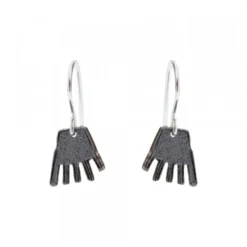 Pendientes Largos Mano de Irulegi de Rutenio