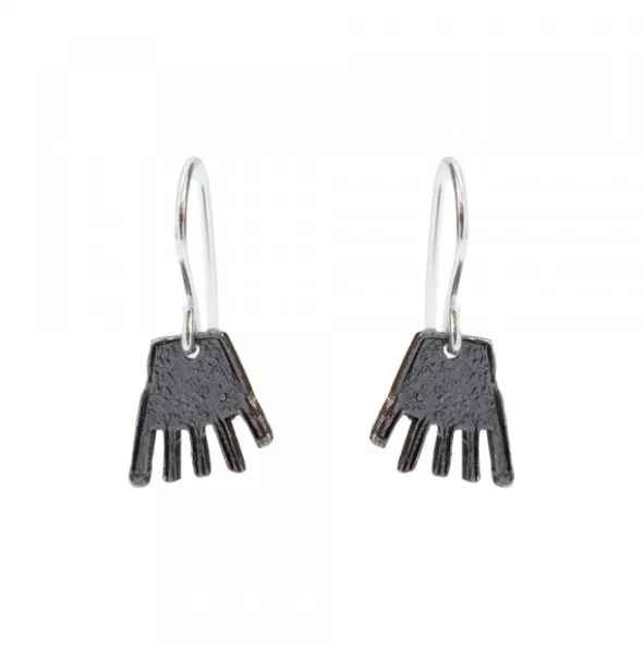 Pendientes Largos Mano de Irulegi de Rutenio