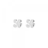 Pendientes Lauburu Oro Blanco 9mm