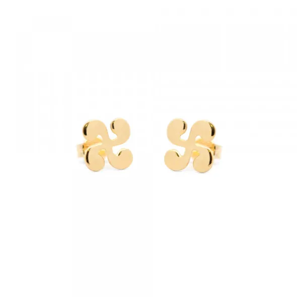 Pendientes Lauburu Oro 9mm