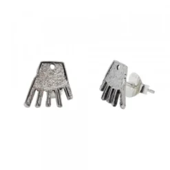 Pendientes Mano de Irulegi Plata