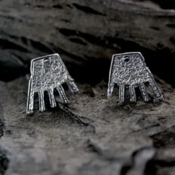 Pendientes Mano de Irulegi Rutenio